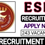 ESIC Recruitment 2025