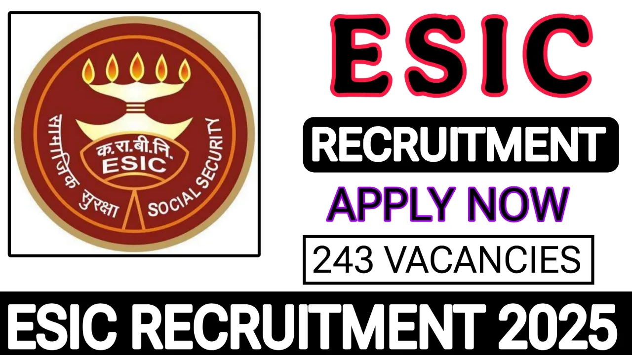 ESIC Recruitment 2025